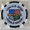 2000 U.S. OPEN - Pebble Beach  - Magnetic Clay Poker Chip - Golf Ball Marker